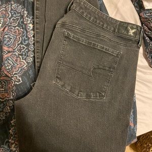 American Eagle Black Super Stretch Jeans